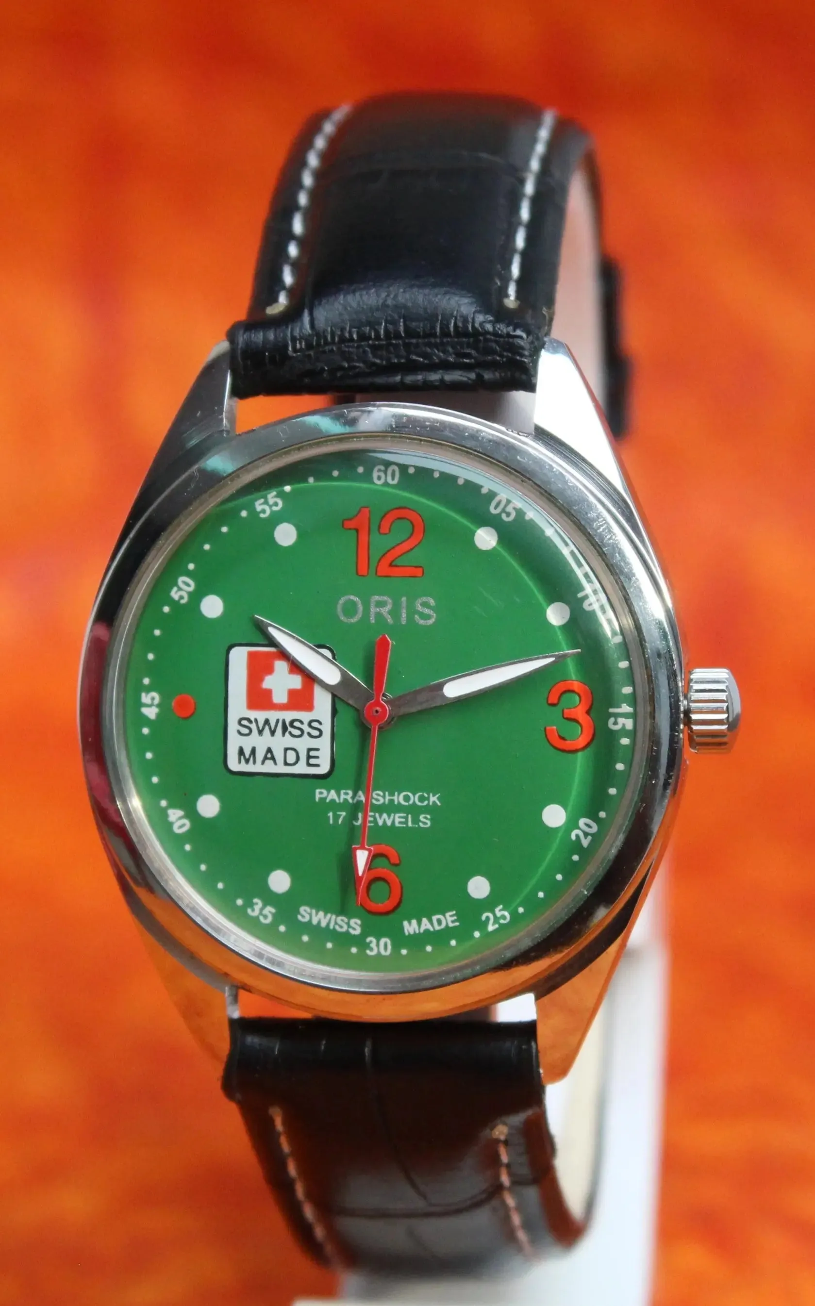 Mechanical Swiss Made Watch ORIS Vintage 17 Jewels ST96 Hand Wind Mechanism