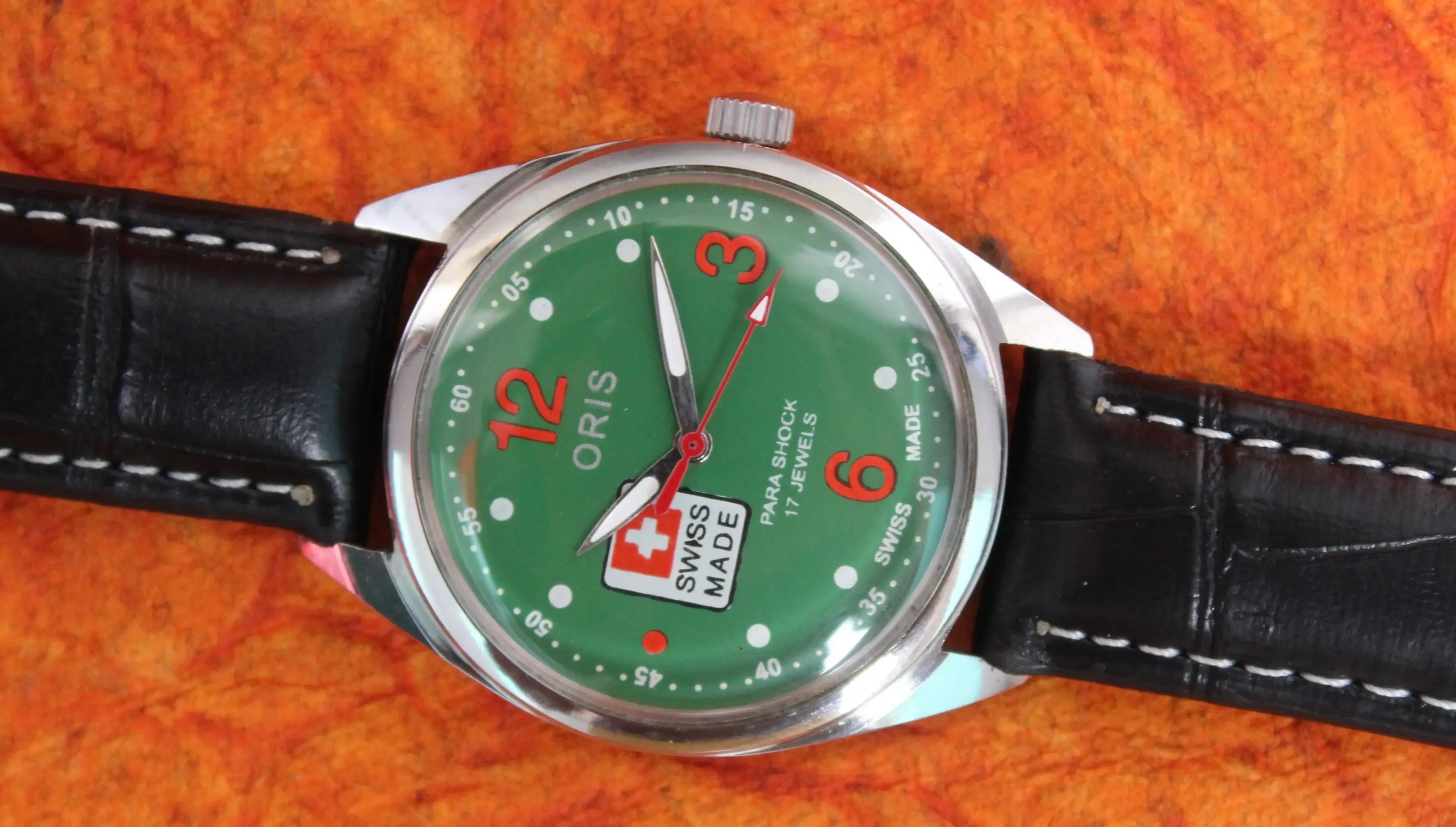 Mechanical Swiss Made Watch ORIS Vintage 17 Jewels ST96 Hand Wind Mechanism