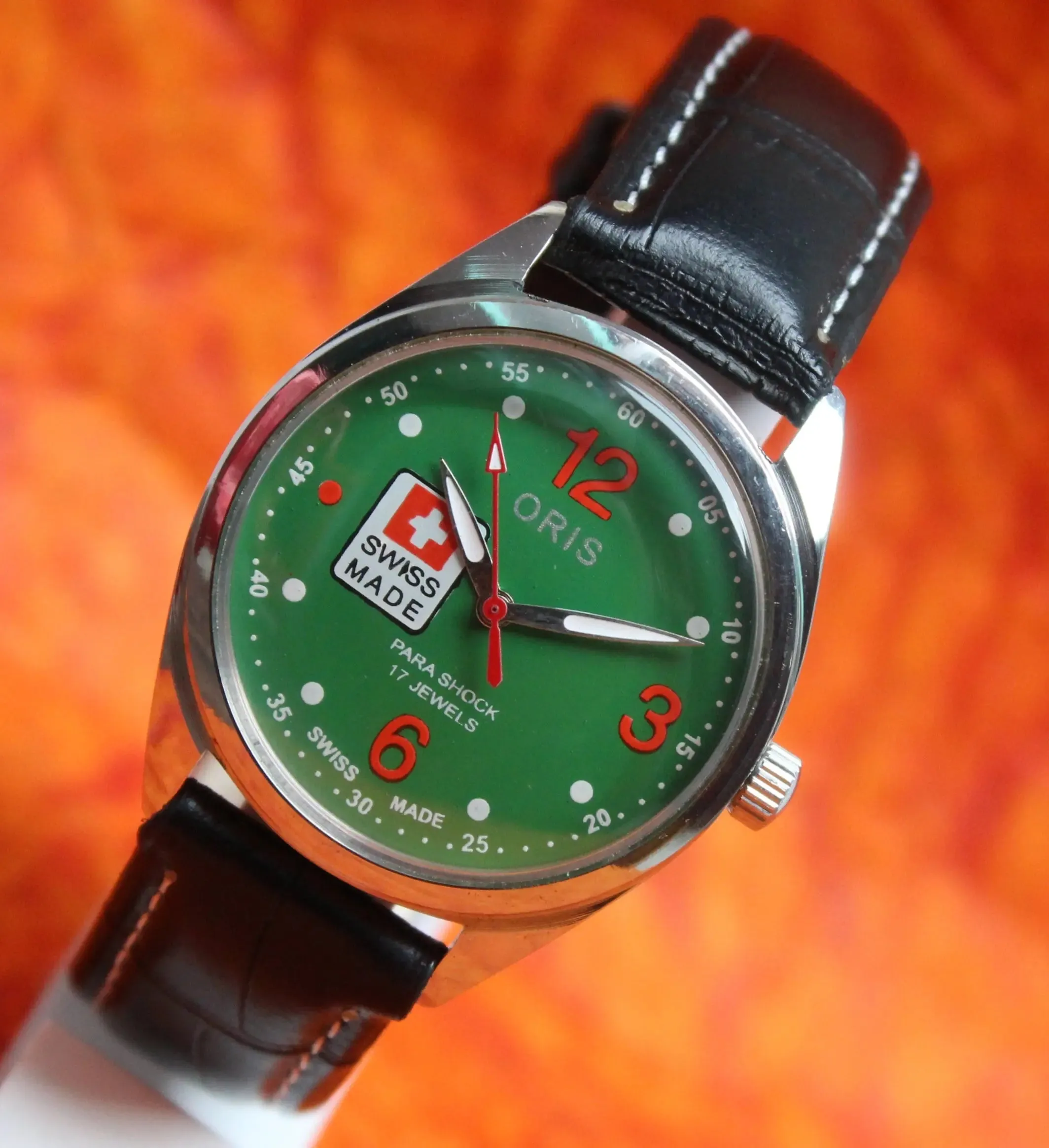 Mechanical Swiss Made Watch ORIS Vintage 17 Jewels ST96 Hand Wind Mechanism