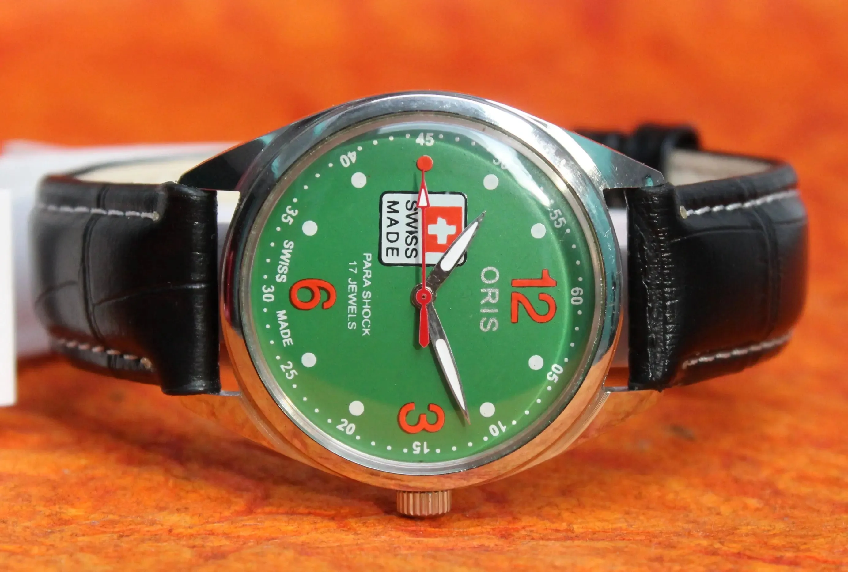 Mechanical Swiss Made Watch ORIS Vintage 17 Jewels ST96 Hand Wind Mechanism