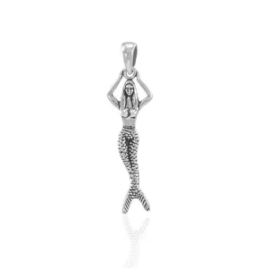 Mermaid Silver Pendant JP023