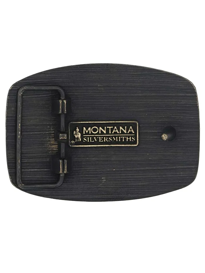 Montana Silversmiths A973C Longhorn Legend Heritage Attitude Buckle Bronze
