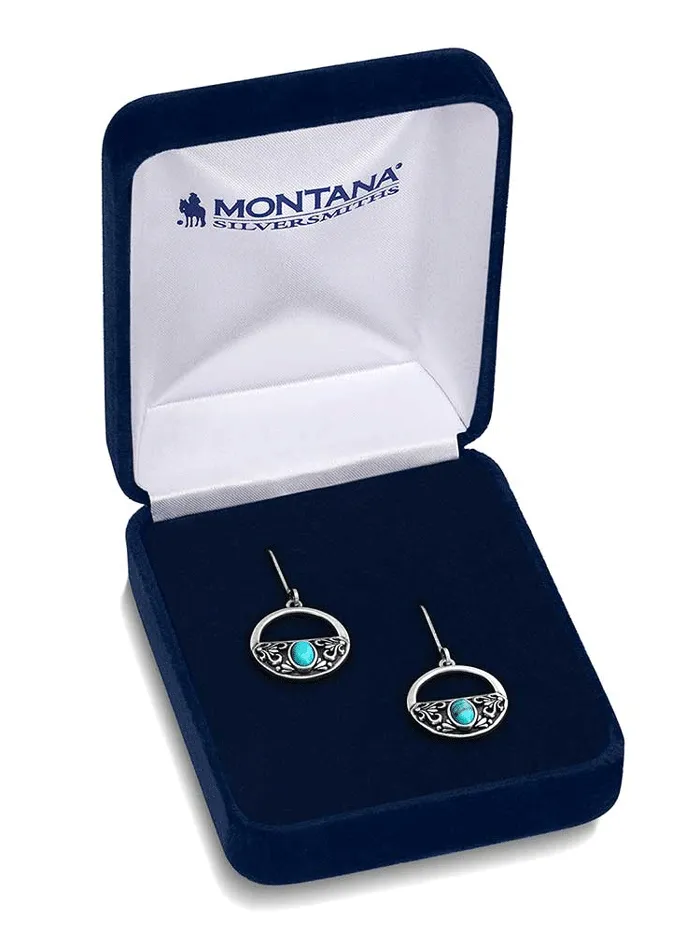 Montana Silversmiths ER5869 Womens Treasured Embrace Earrings Silver