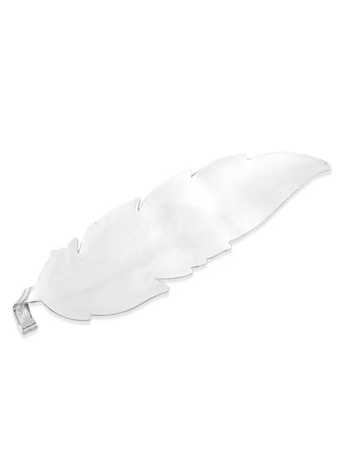 Montana Silversmiths HF5458TX Hat Feather Silver Texas Flag