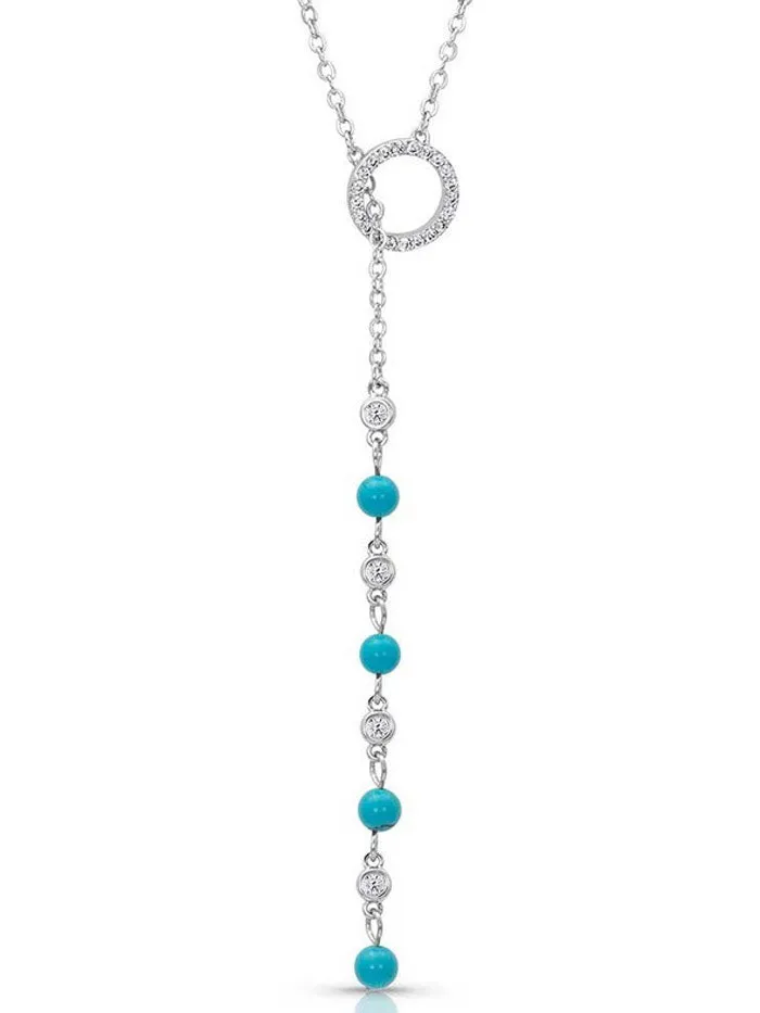 Montana Silversmiths NC4403 Lariat Drop Necklace Silver