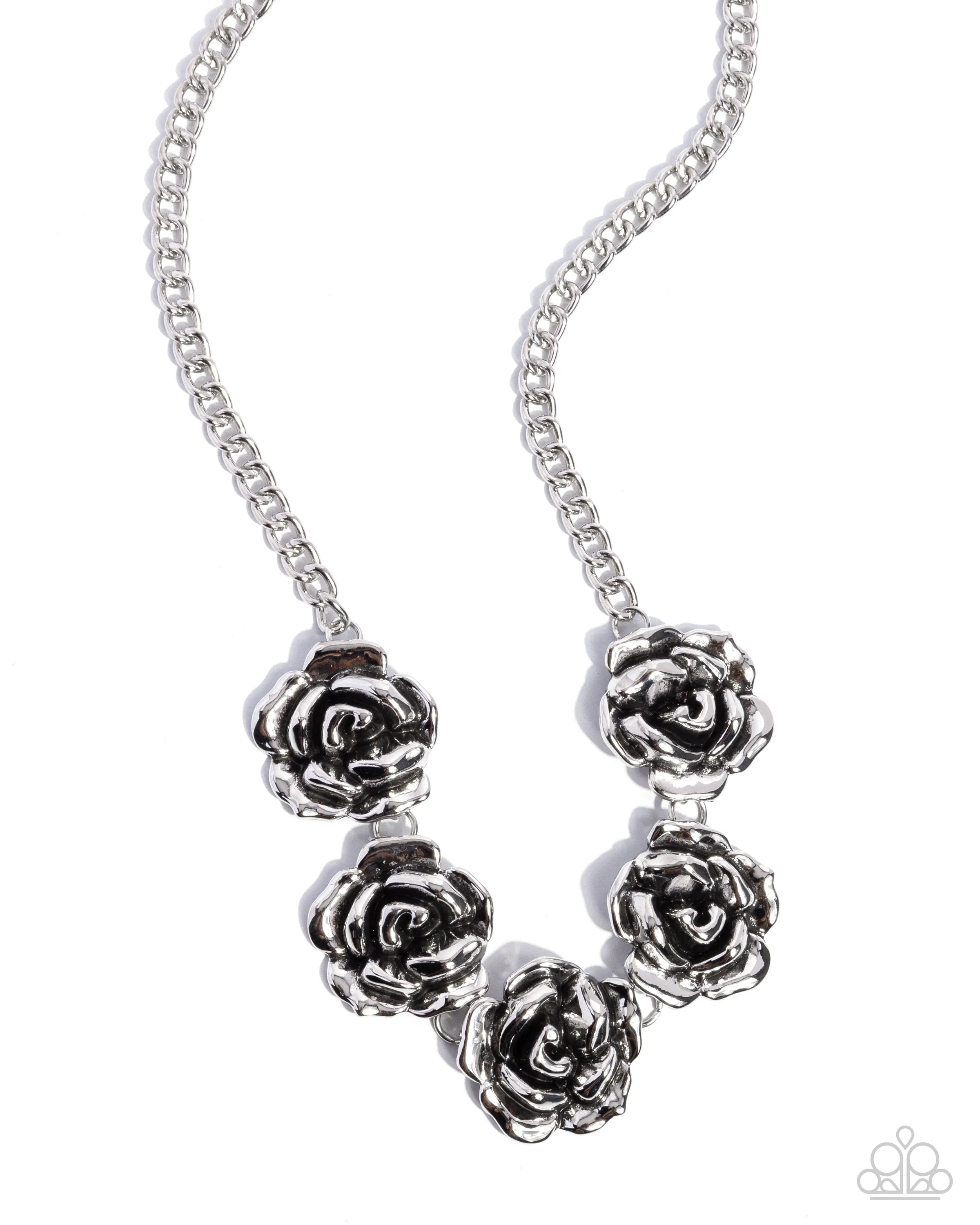 Necklaces Refreshing Roses - Silver