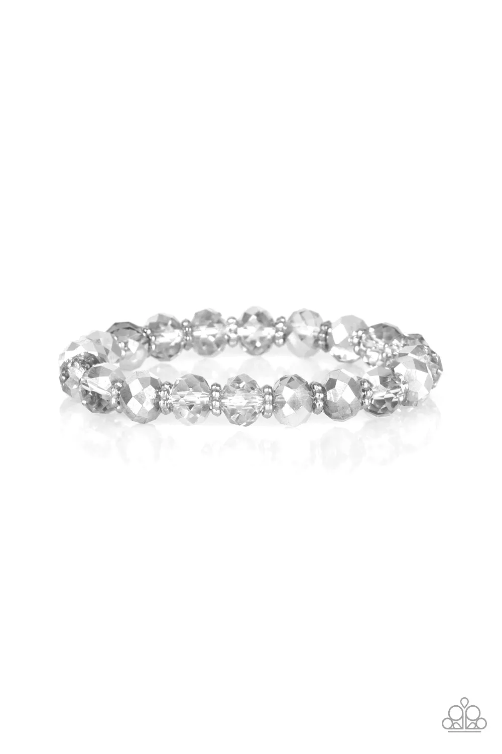 Open Door Jewelry - Crystal Candelabras - Silver Bracelet - Paparazzi Accessories
