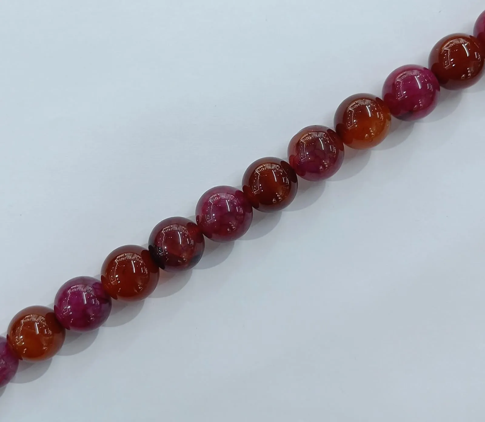 Orange & Pink Banded Agate Stones