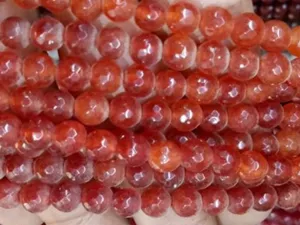 Orange Circular Agate Stones