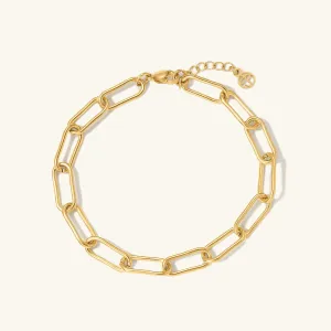 Paperclip Chain Anklet