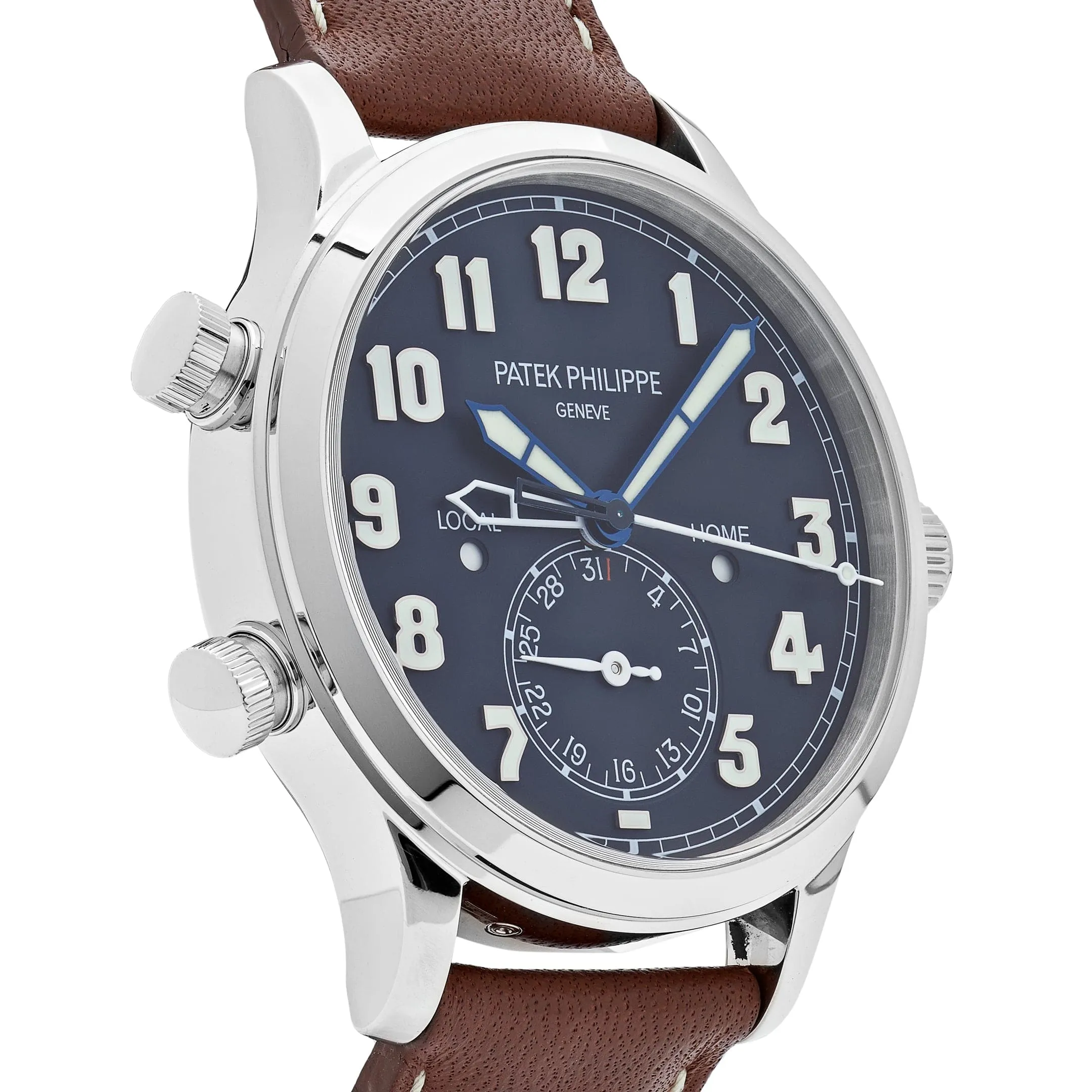 Patek Philippe Calatrava 5524G-001 'Pilot' Travel Time White Gold (2022)