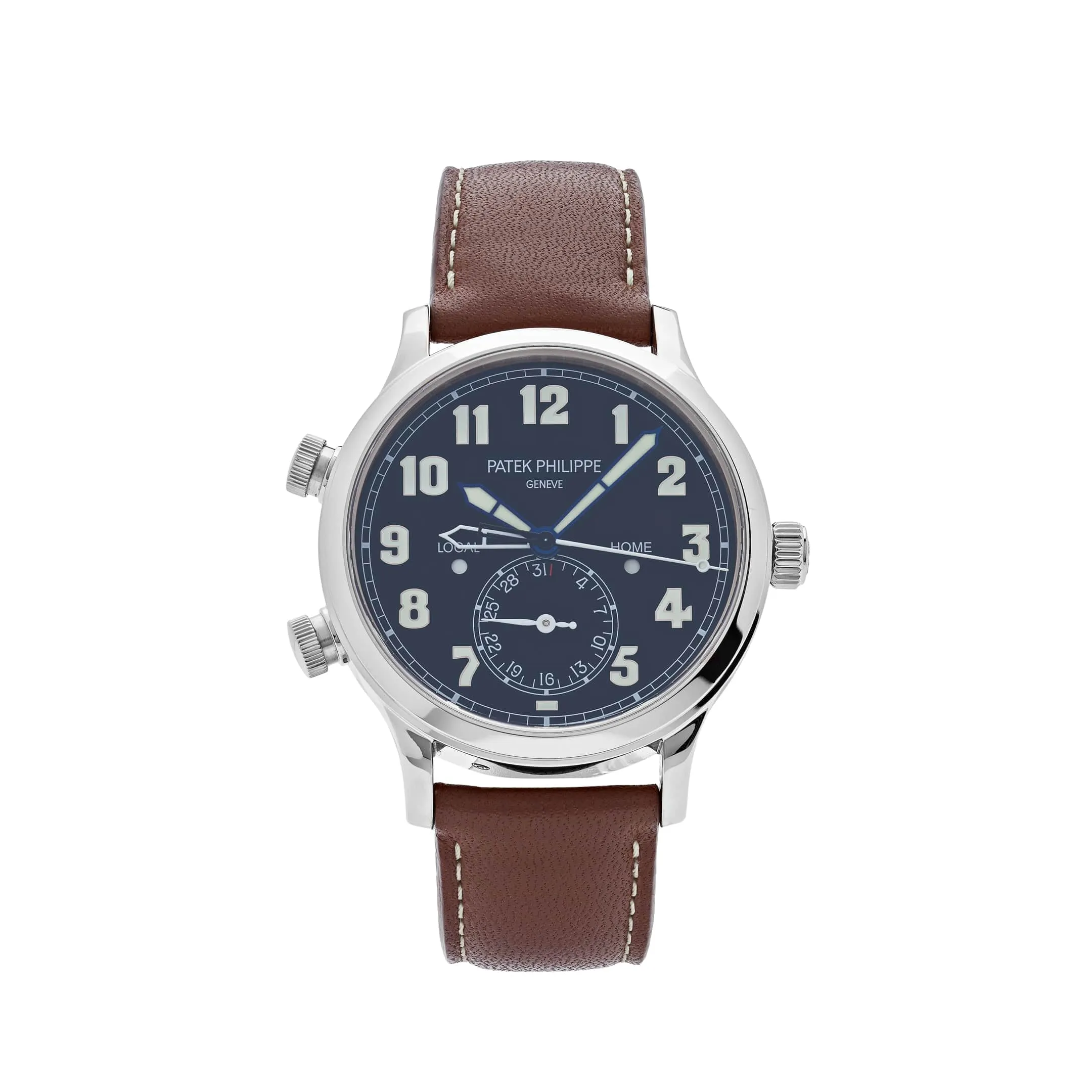 Patek Philippe Calatrava 5524G-001 'Pilot' Travel Time White Gold (2022)