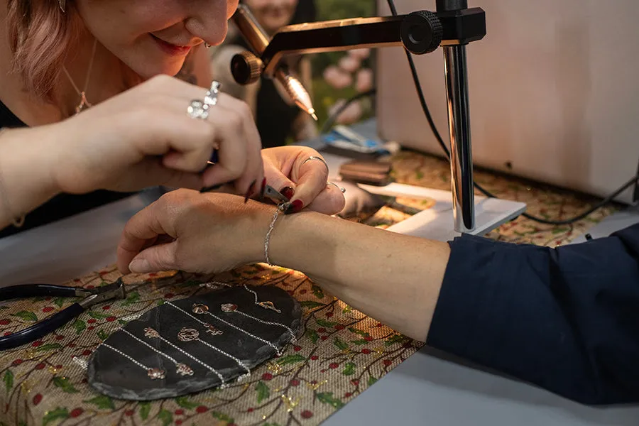 Permanent Anklets with Charms