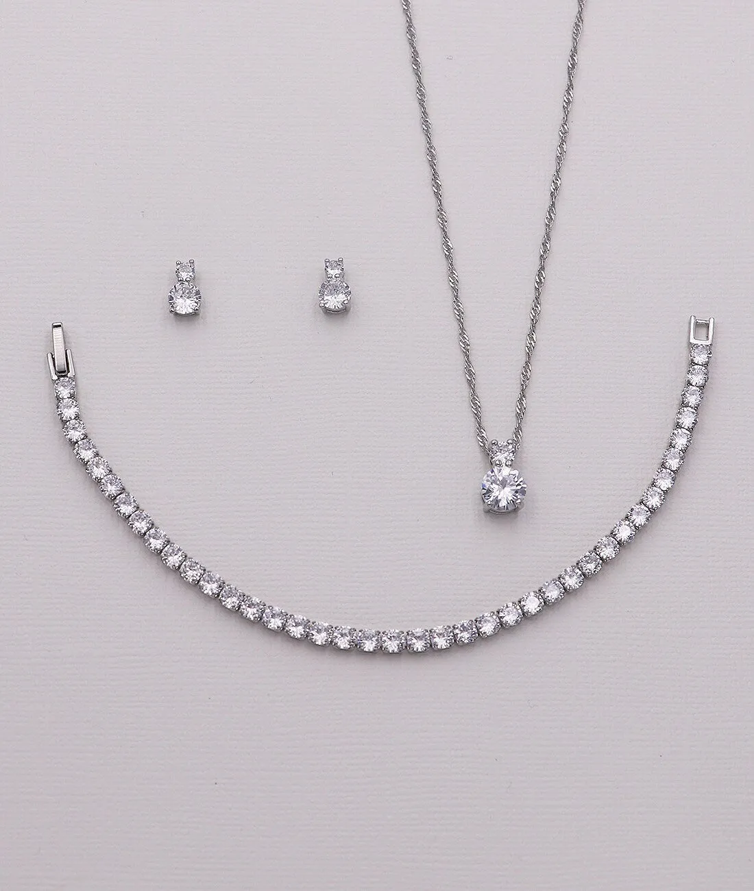 Petite Round Jewelry Set