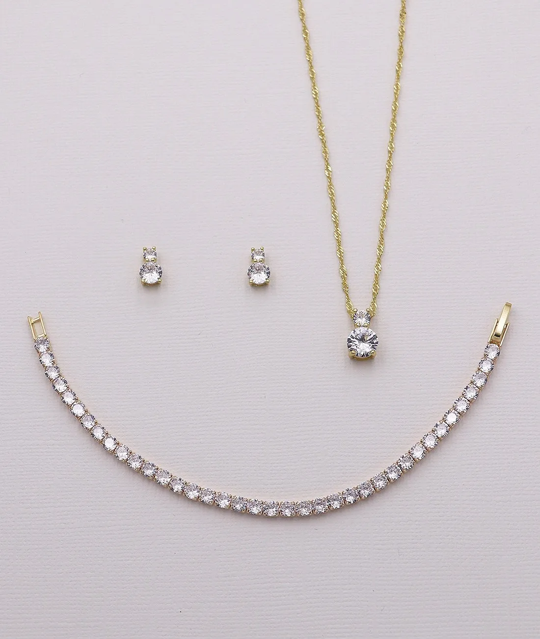 Petite Round Jewelry Set