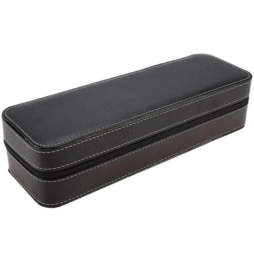 Portable 6 Slots Watch Box Desktop Watch Case Household Watch Organizer