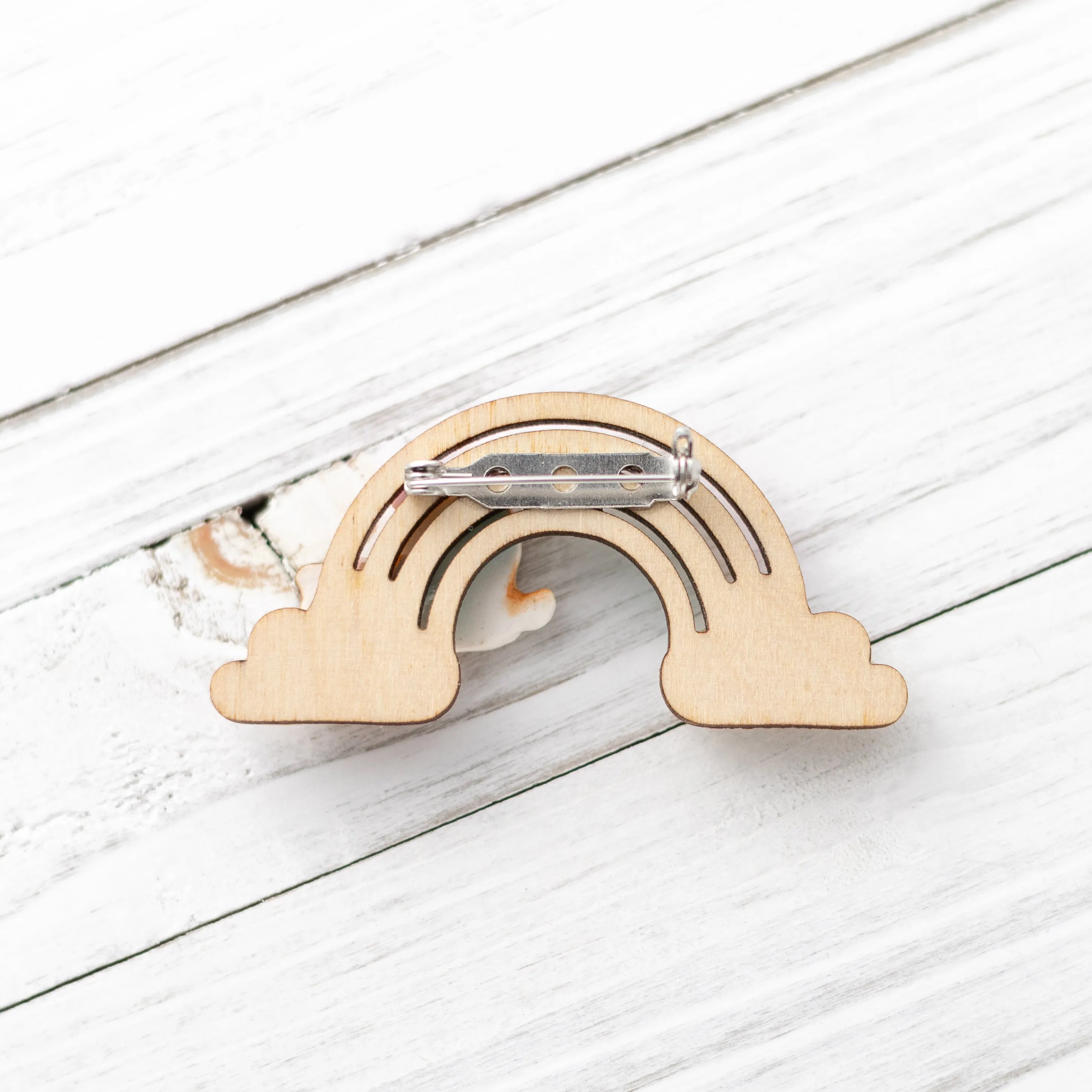 [PREORDER] Corgi Rainbow Brooches