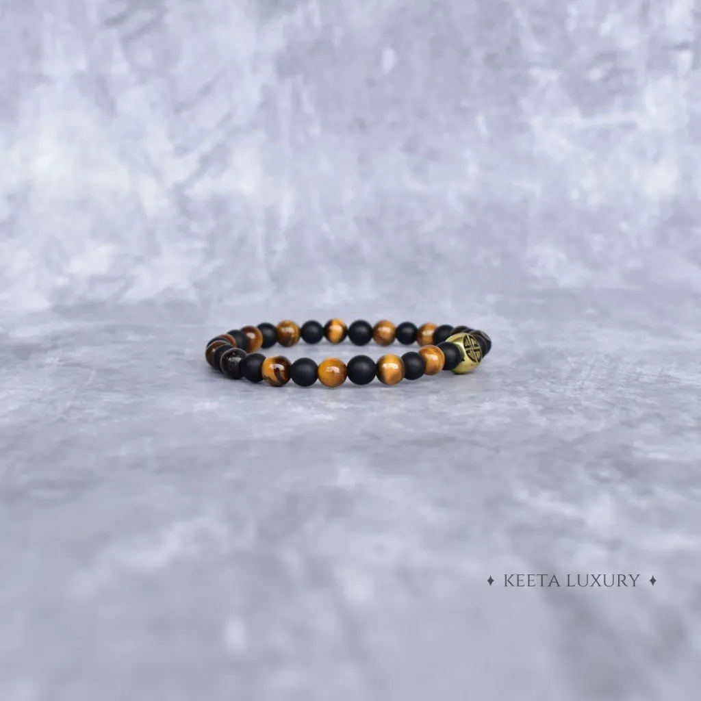 Protection Ally - Tiger Eye & Black Onyx Bracelet