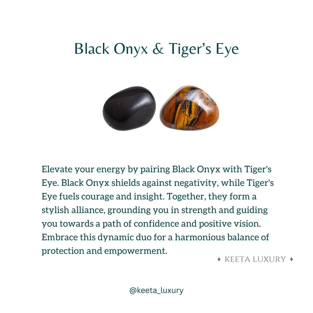 Protection Ally - Tiger Eye & Black Onyx Bracelet