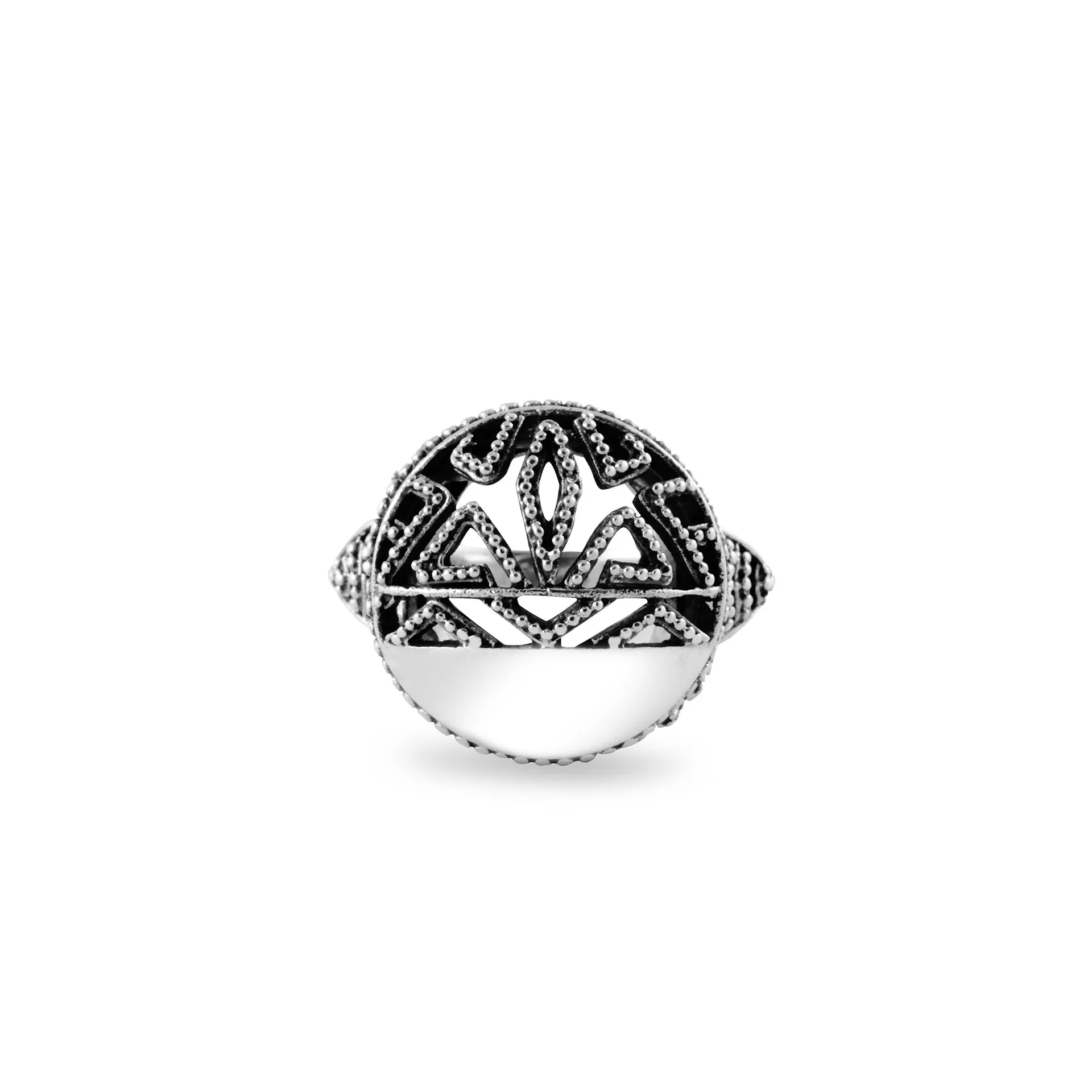 Ring Cocktail Songket Silver