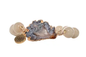 Riverstone & Agate Beaded Bracelet