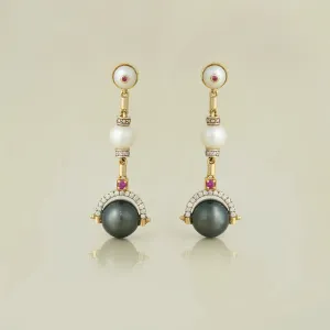 Robin Tahitian Pearl Drop Earrings