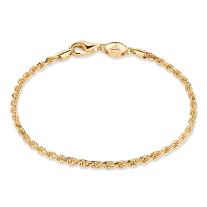 Rope Anklet, Gold Vermeil (2.3mm)