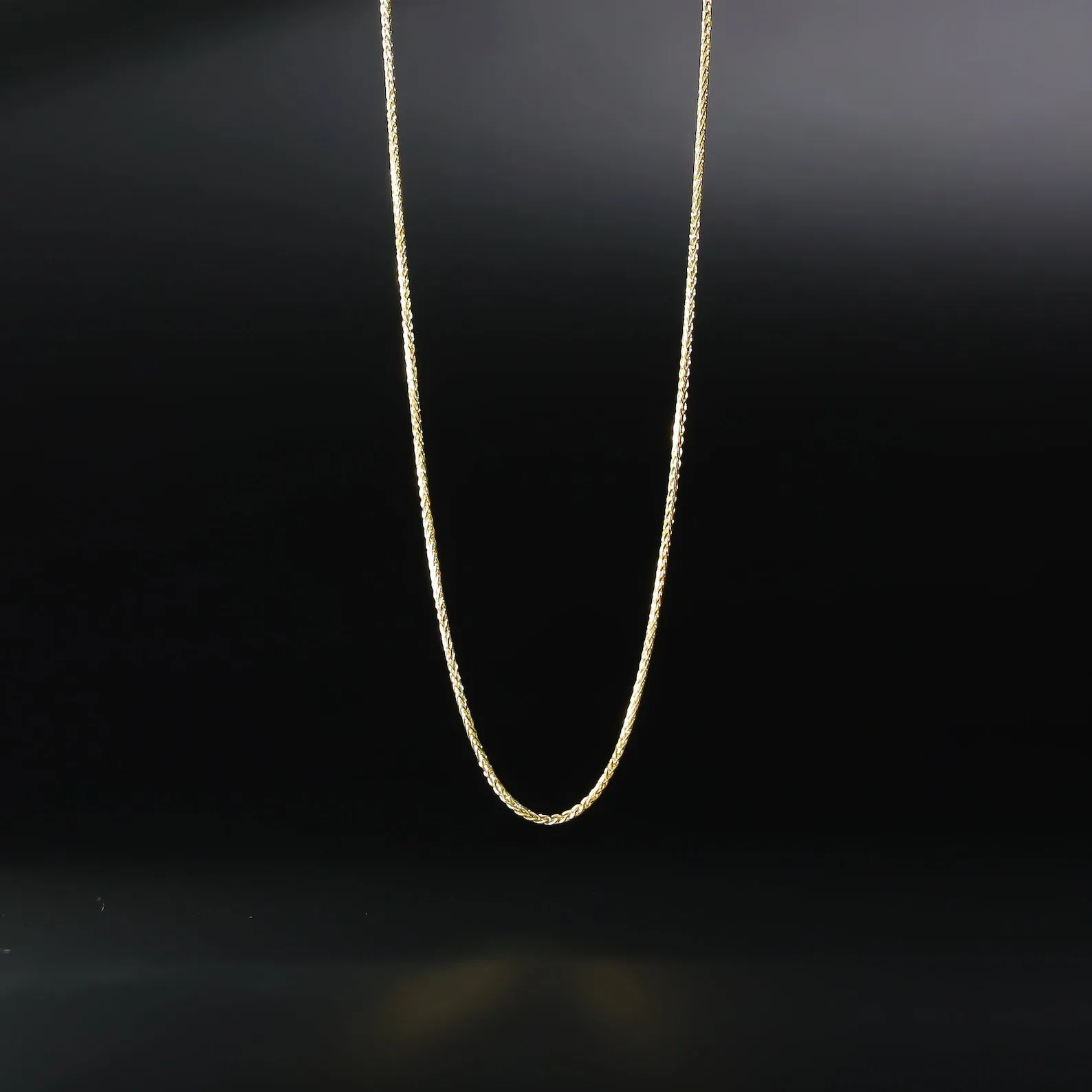 Rose Gold 3D Peace Symbol Pendant