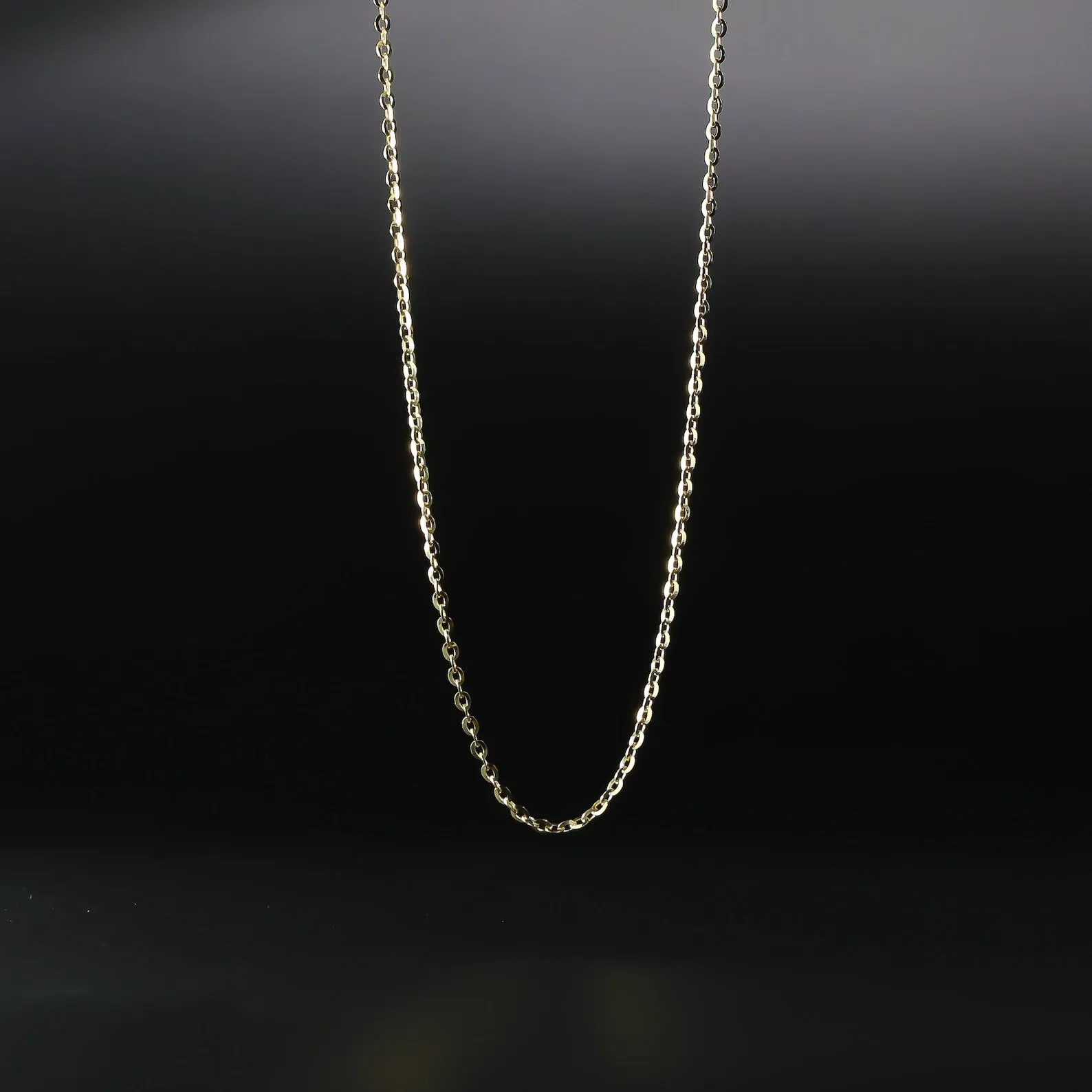 Rose Gold 3D Peace Symbol Pendant