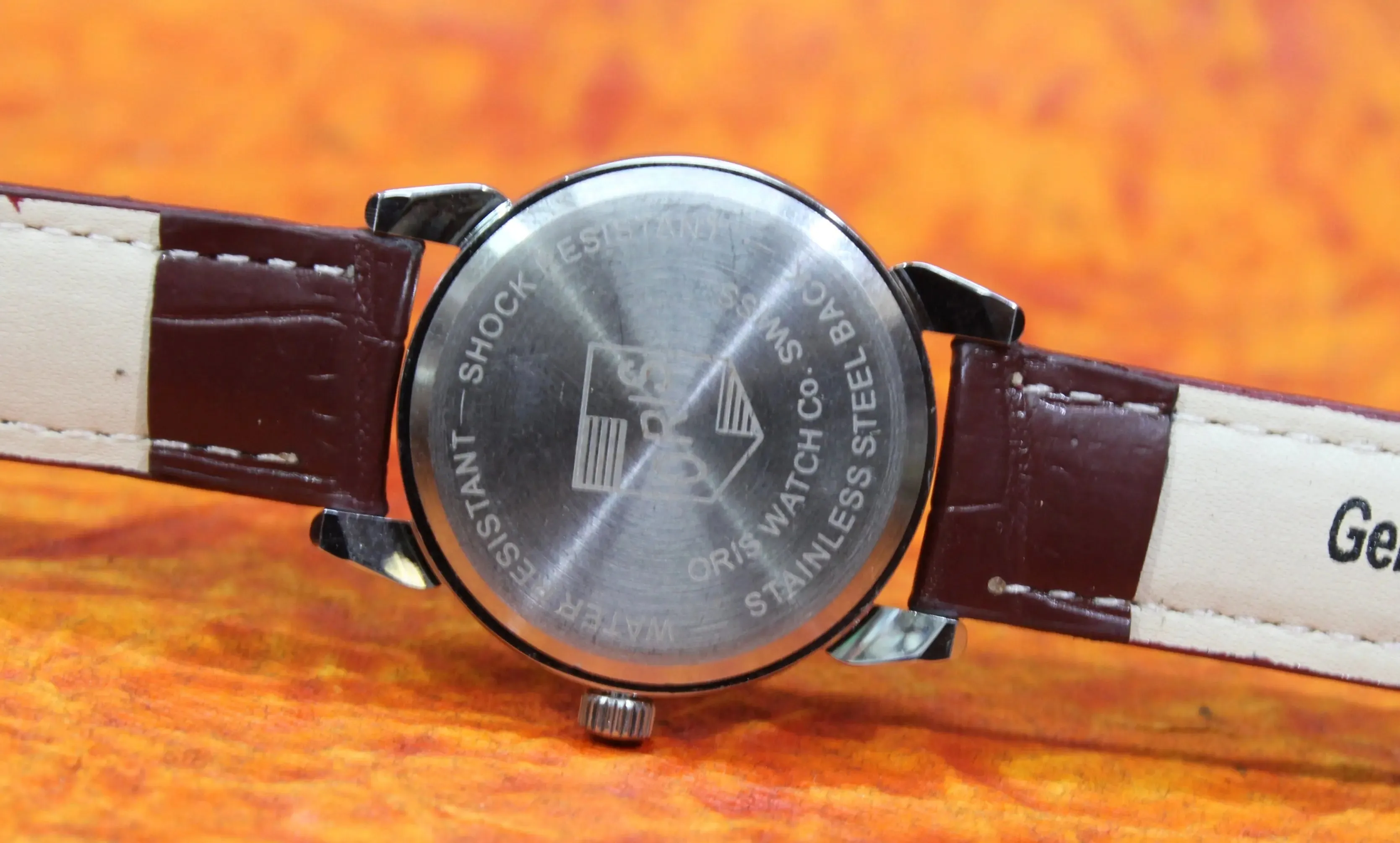 Roulette Mystery Dial Oris Vintage 17 Jewels ST96 Hand Wind Wristwatch