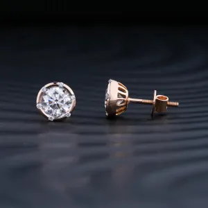 Round Brilliant Diamond Earrings