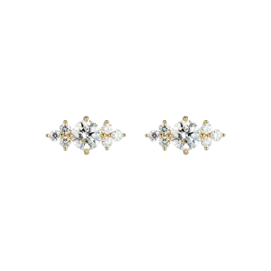 Round brilliant joy earrings