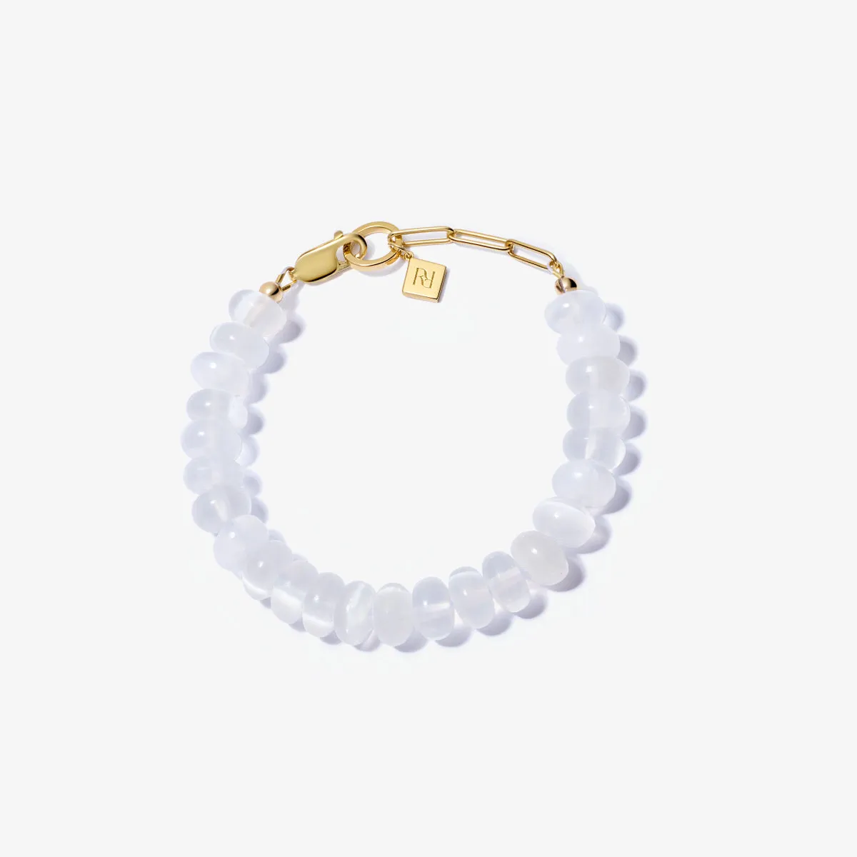 SELENITE CANDY BEADS BRACELET XL BEADS (10MM)