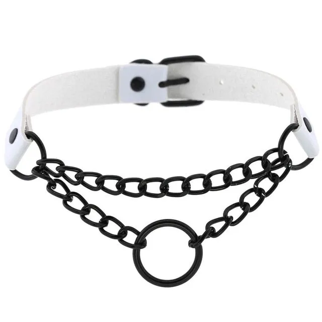 Sexy Black Chain Necklaces  Gothic Punk