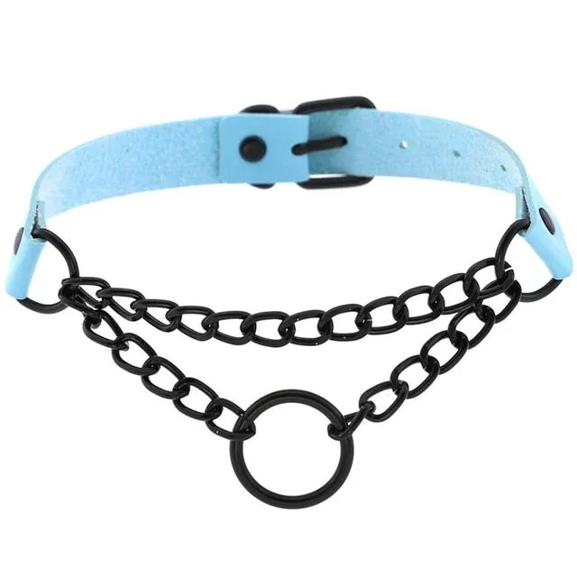 Sexy Black Chain Necklaces  Gothic Punk