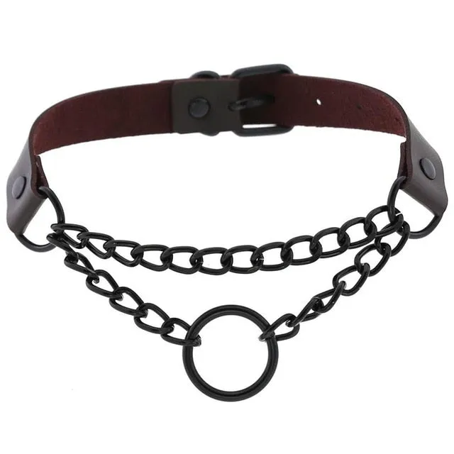 Sexy Black Chain Necklaces  Gothic Punk
