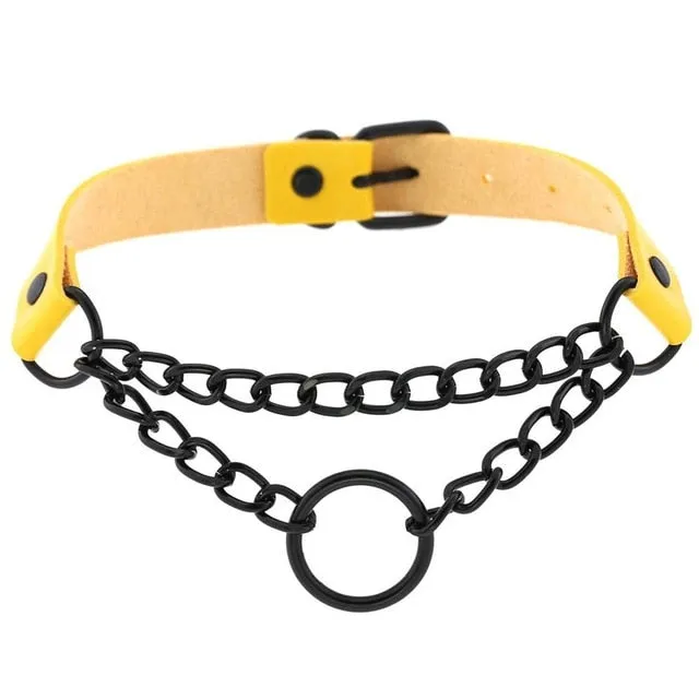 Sexy Black Chain Necklaces  Gothic Punk