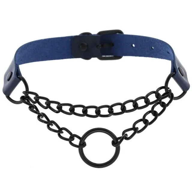 Sexy Black Chain Necklaces  Gothic Punk