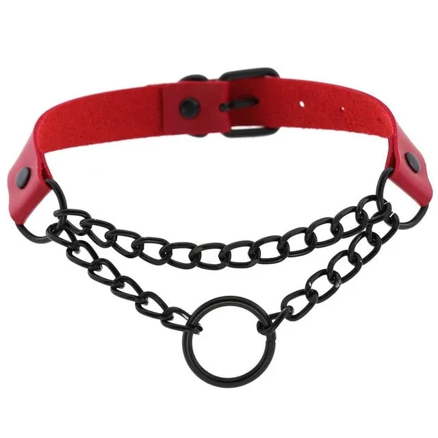 Sexy Black Chain Necklaces  Gothic Punk