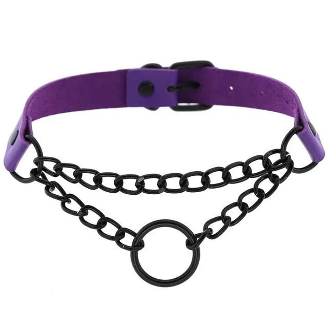 Sexy Black Chain Necklaces  Gothic Punk