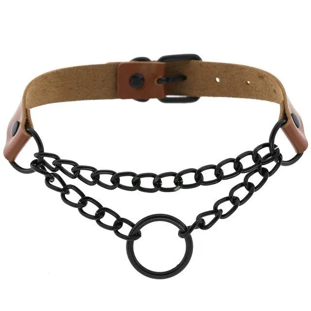 Sexy Black Chain Necklaces  Gothic Punk