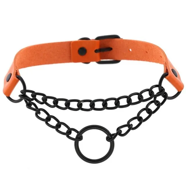 Sexy Black Chain Necklaces  Gothic Punk