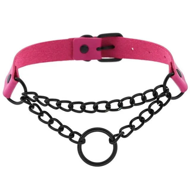 Sexy Black Chain Necklaces  Gothic Punk