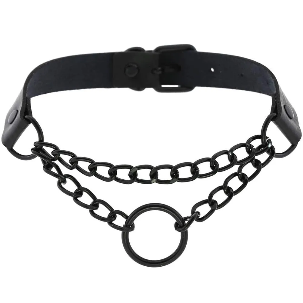 Sexy Black Chain Necklaces  Gothic Punk
