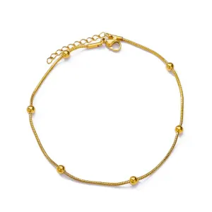 Six Beads Anklet