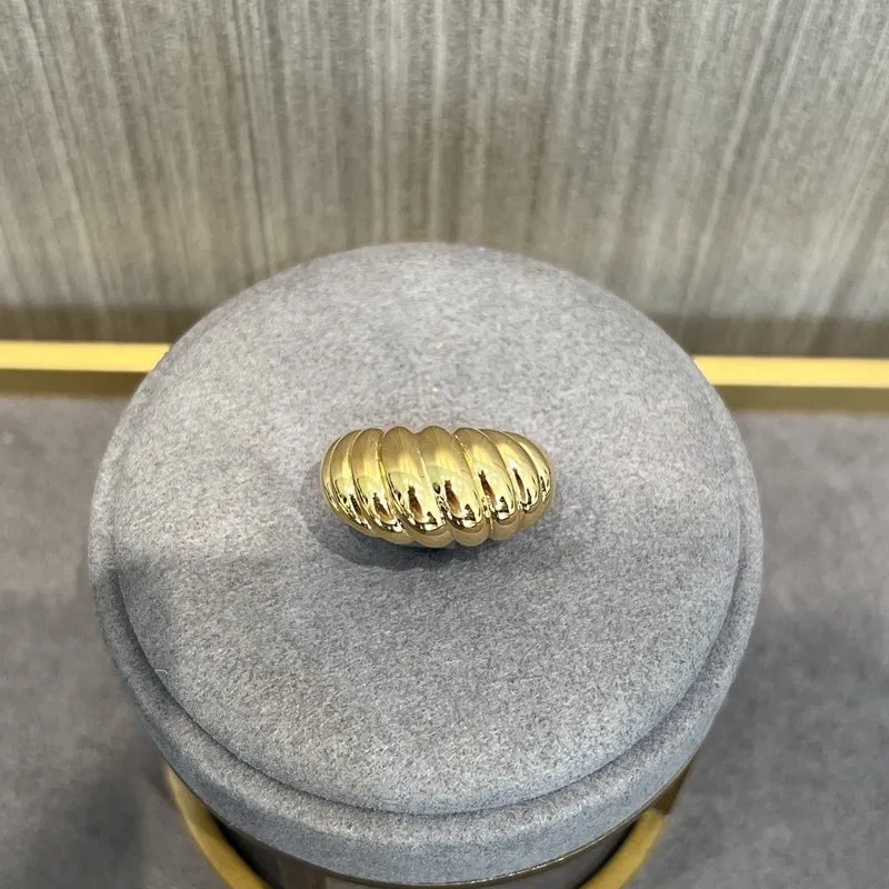 Sterling Silver Scallop Ring