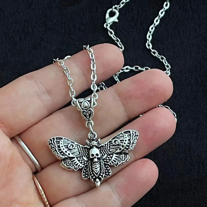 Transformation Moth Necklace