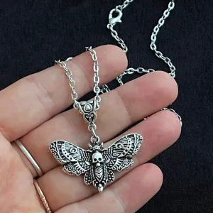 Transformation Moth Necklace