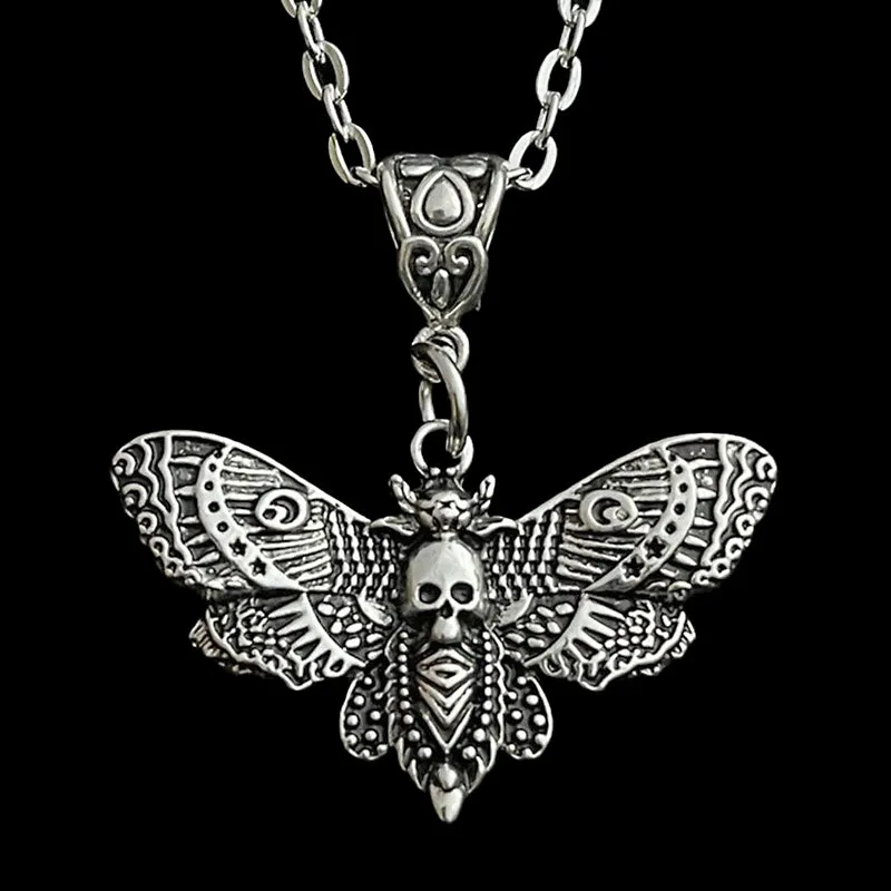 Transformation Moth Necklace