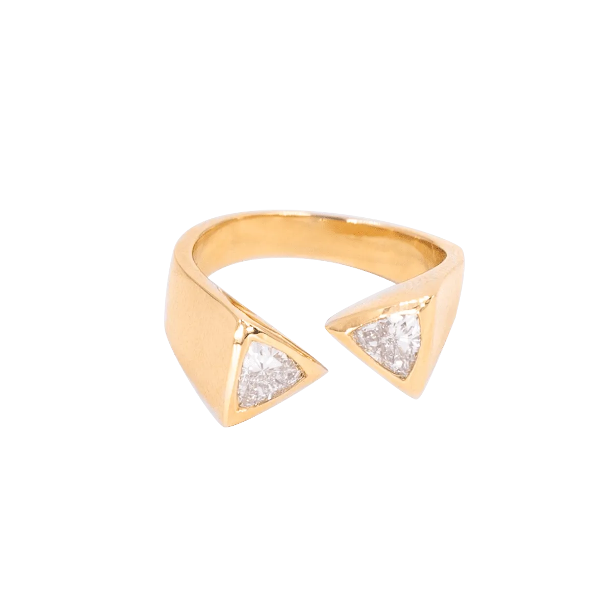 Triangle open ring